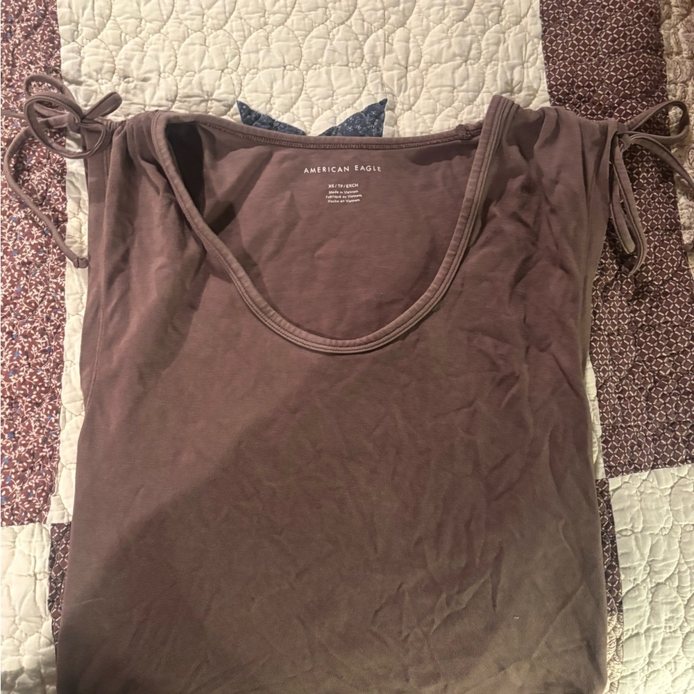 American Eagle Outfitters Brown Women's Top